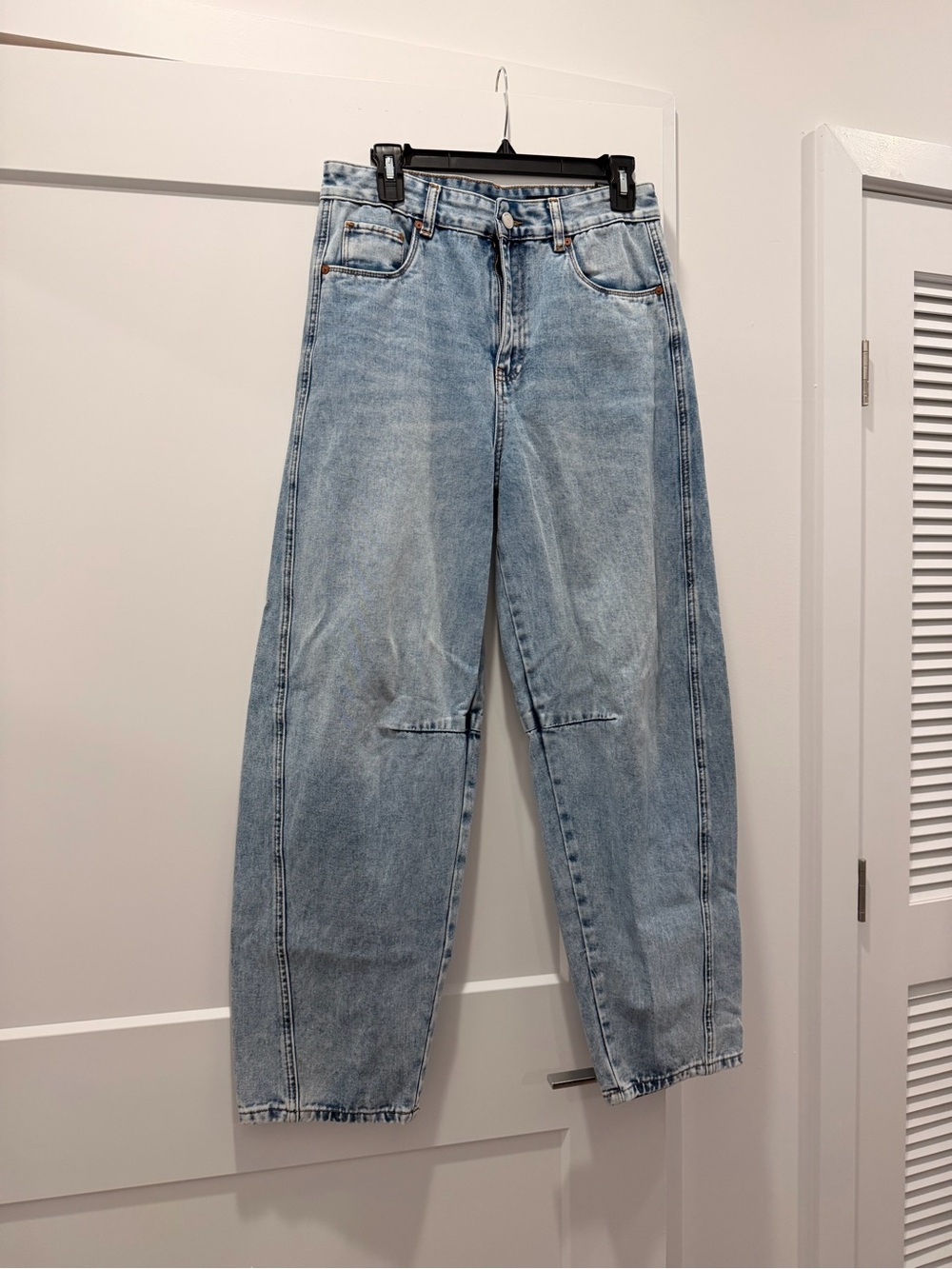 Blank NYC Light Blue High-Waist barrell Jeans